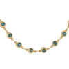 Золотое колье с фианитами Golden Line RL21P-1