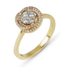 Золотое кольцо с бриллиантами Diamond Love OKYZ-Y