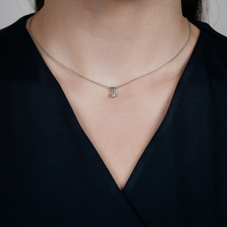 Золотое колье с бриллиантом Diamond Love YK042877KA