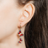Золотые серьги Monarch Butterfly с бриллиантами MBE000010-00