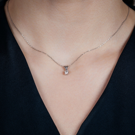 Золотое колье с бриллиантом Diamond Love YK029919KA