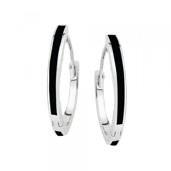 Золотые серьги с эмалью Chicky CHXE0004BW-00