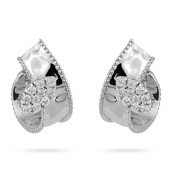 Золотые серьги Diamond Love AE5185-W