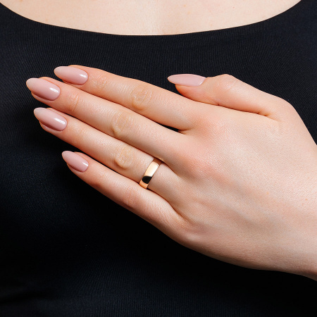 Золотое обручальное кольцо с сапфиром Amore Infinito 200-000-310