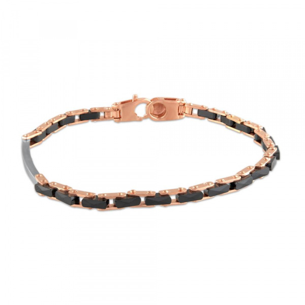 Серебряный мужской браслет BR235