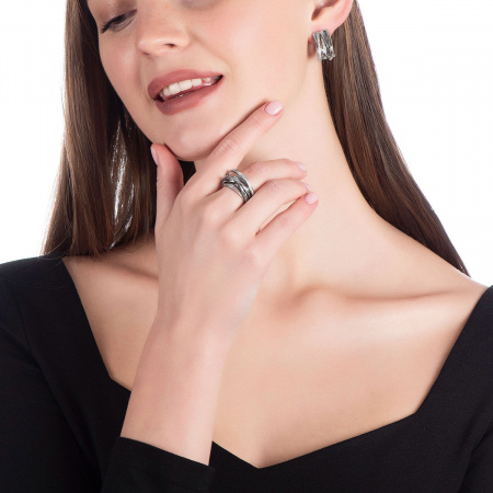 Золотые серьги с бриллиантами Diamond Love P448DWC4WT