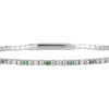 Золотой браслет с бриллиантами и цаворитами Diamond Love VGB0014-TSD-W