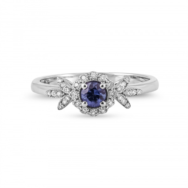 Золотое кольцо с бриллиантами и сапфиром Diamond Love XAR24W-SAPD