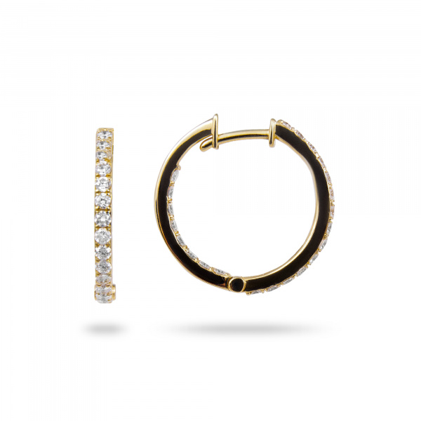 Золотые серьги Diamond Love с бриллиантами YT250563EB-Y