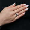 Золотое кольцо с бриллиантами и сапфиром Diamond Love XAR24W-SAPD