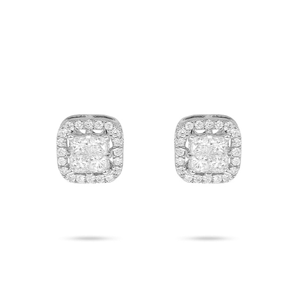 Золотые серьги с бриллиантами Diamond Love ER1309AF