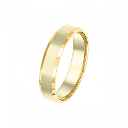 Золотое обручальное мужское кольцо с сапфиром Amore Infinito 460-000-1164