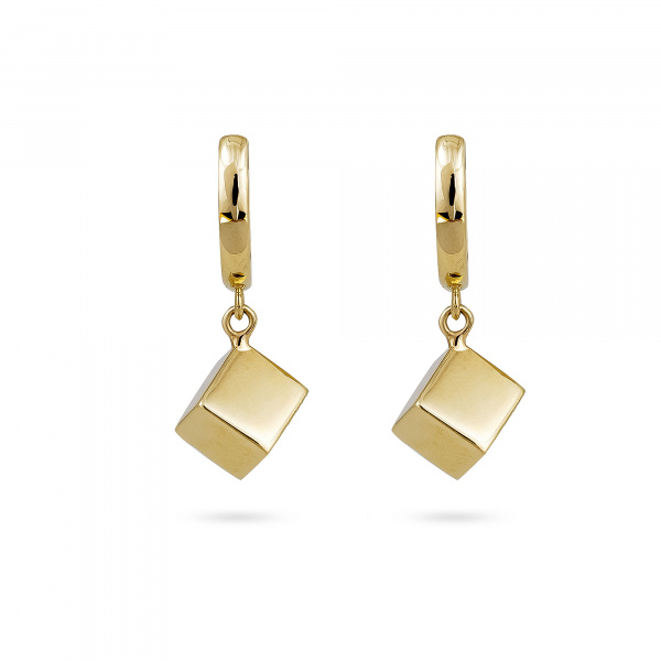 Золотые серьги Qube QCE000037-00