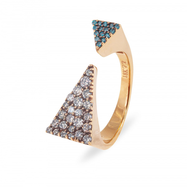 Золотое кольцо Naviblue с бриллиантами D524RP