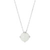 Серебряное колье с перламутром N5080G