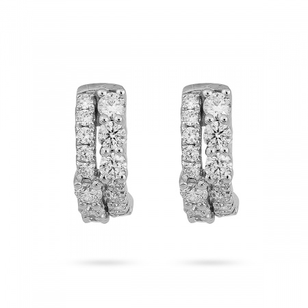 Золотые серьги с бриллиантами Diamond Love SCE044139-001