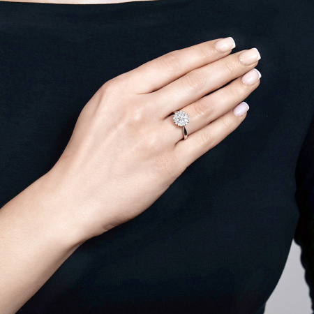 Золотое кольцо с бриллиантами Diamond Love RG1211