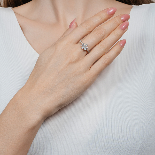 Золотое кольцо с бриллиантами Diamond Love RG2250 Золотое кольцо с бриллиантами Diamond Love RG2250