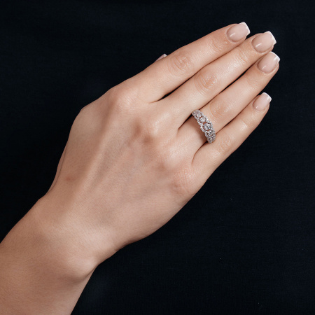 Золотое кольцо с бриллиантами Diamond Love 11021R