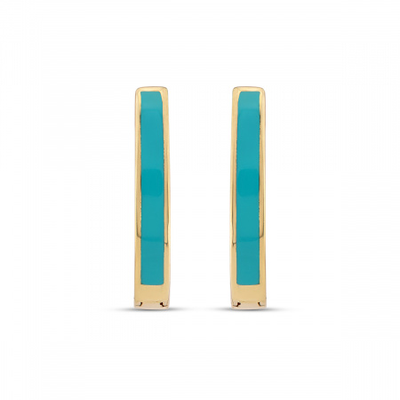 Золотые серьги с эмалью Chicky CHHE0002W-1