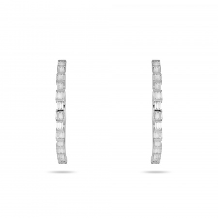 Золотые серьги с бриллиантами Baguette TP-3626E-1