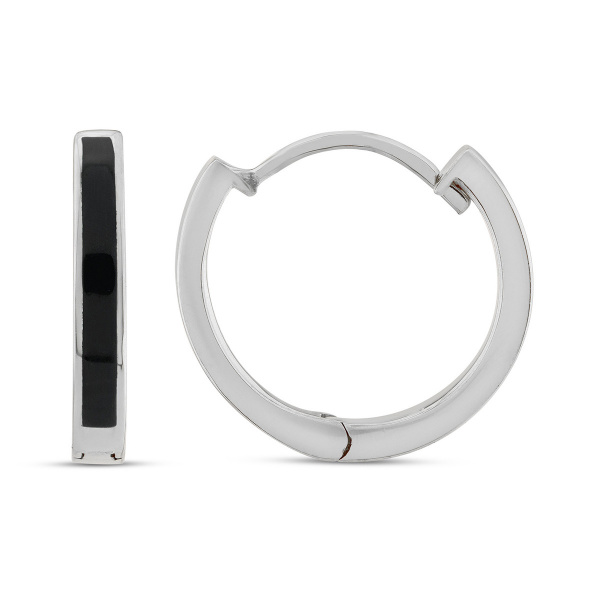 Золотые серьги с эмалью Chicky CHXE0004BW-00