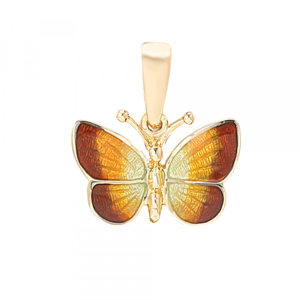 Золотая подвеска-бабочка с эмалью Noah`s Ark NHP1004-00