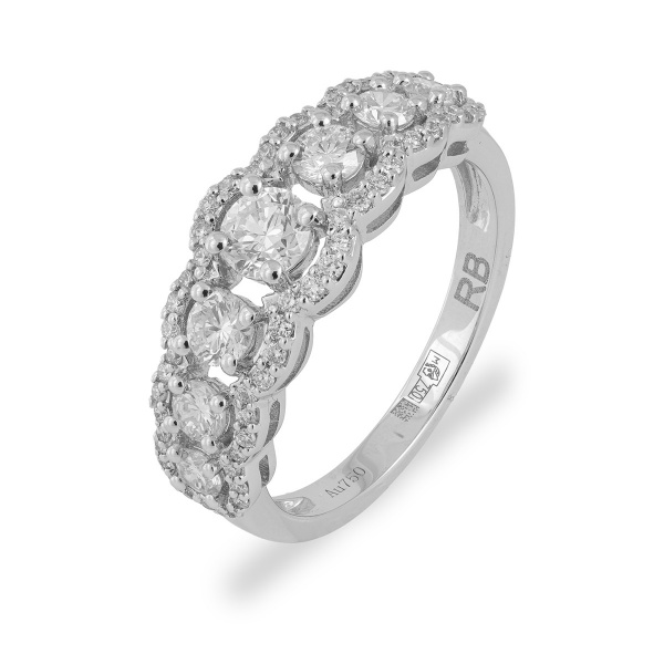 Золотое кольцо с бриллиантами Diamond Love 11021R