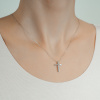 Золотое колье с бриллиантом Diamond Love THEKT1-P-W