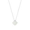Серебряное колье с перламутром N5080G