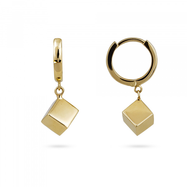 Золотые серьги Qube QCE000037-00