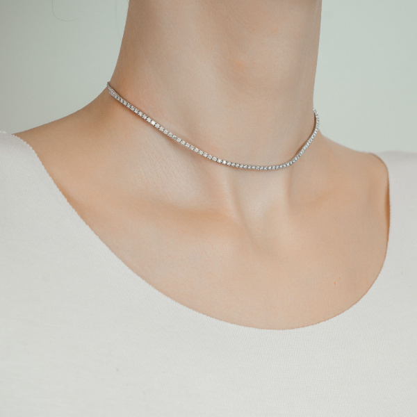 Золотое колье Diamond Love бриллиантами TBF015N-175