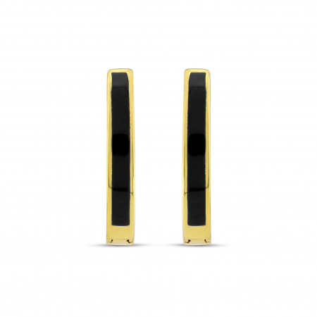 Золотые серьги с эмалью Chicky CHXE0004B-00