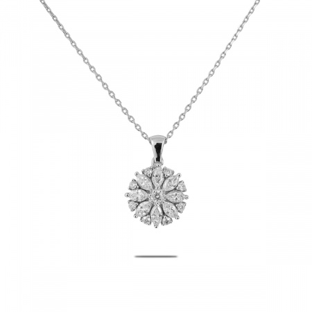 Золотое колье с бриллиантами Diamond Love PD01211