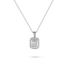 Золотое колье с бриллиантами Baguette PD0026