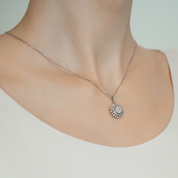 Золотое колье Diamond Love с бриллиантами OZCLN0002