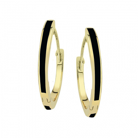 Золотые серьги с эмалью Chicky CHXE0004B-00